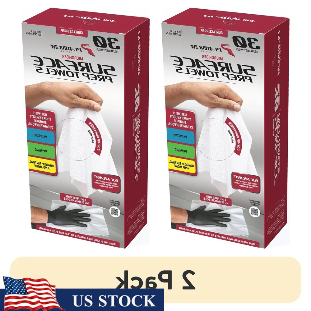 Microfiber Cleaning Towels 30 Pack Auto Detailing Surface Prep Scratch Free Lint Free Washable Paint Primer Tint Cleaning
Microfiber Cleaning Towels 30 Pack Auto Detailing Surface Prep Scratch Free Lint Free Washable Paint Primer Tint Cleaning