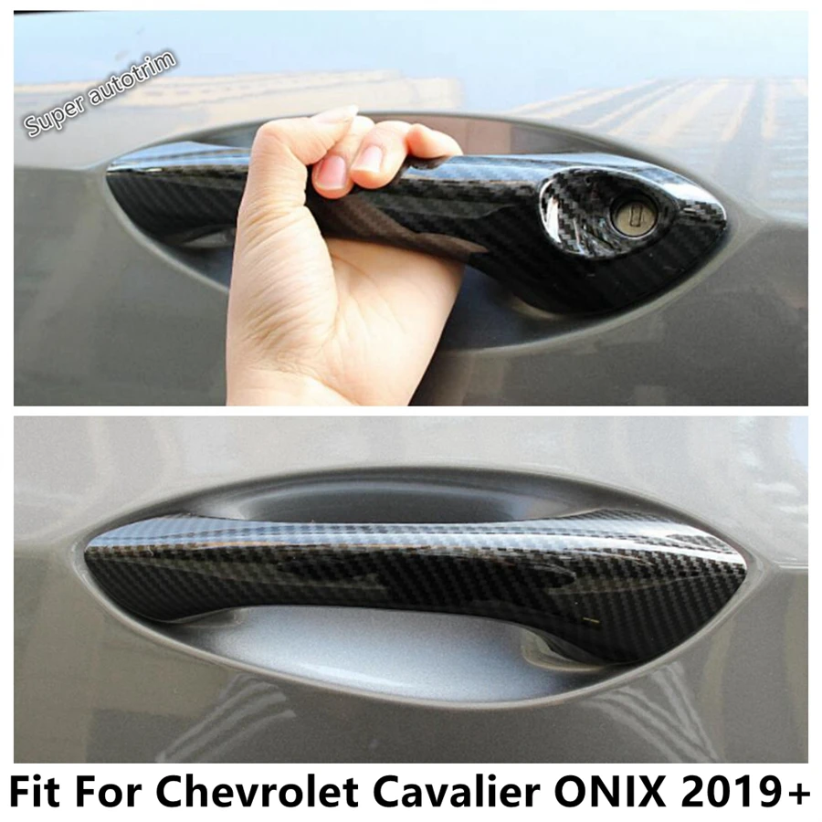 Car Door Handle Decoration Protective Cover Trim For Chevrolet Cavalier ONIX 2019 - 2024 ABS Chrome / Carbon Fiber Accessories
Car Door Handle Decoration Protective Cover Trim For Chevrolet Cavalier ONIX 2019 - 2024 ABS Chrome / Carbon Fiber Accessories