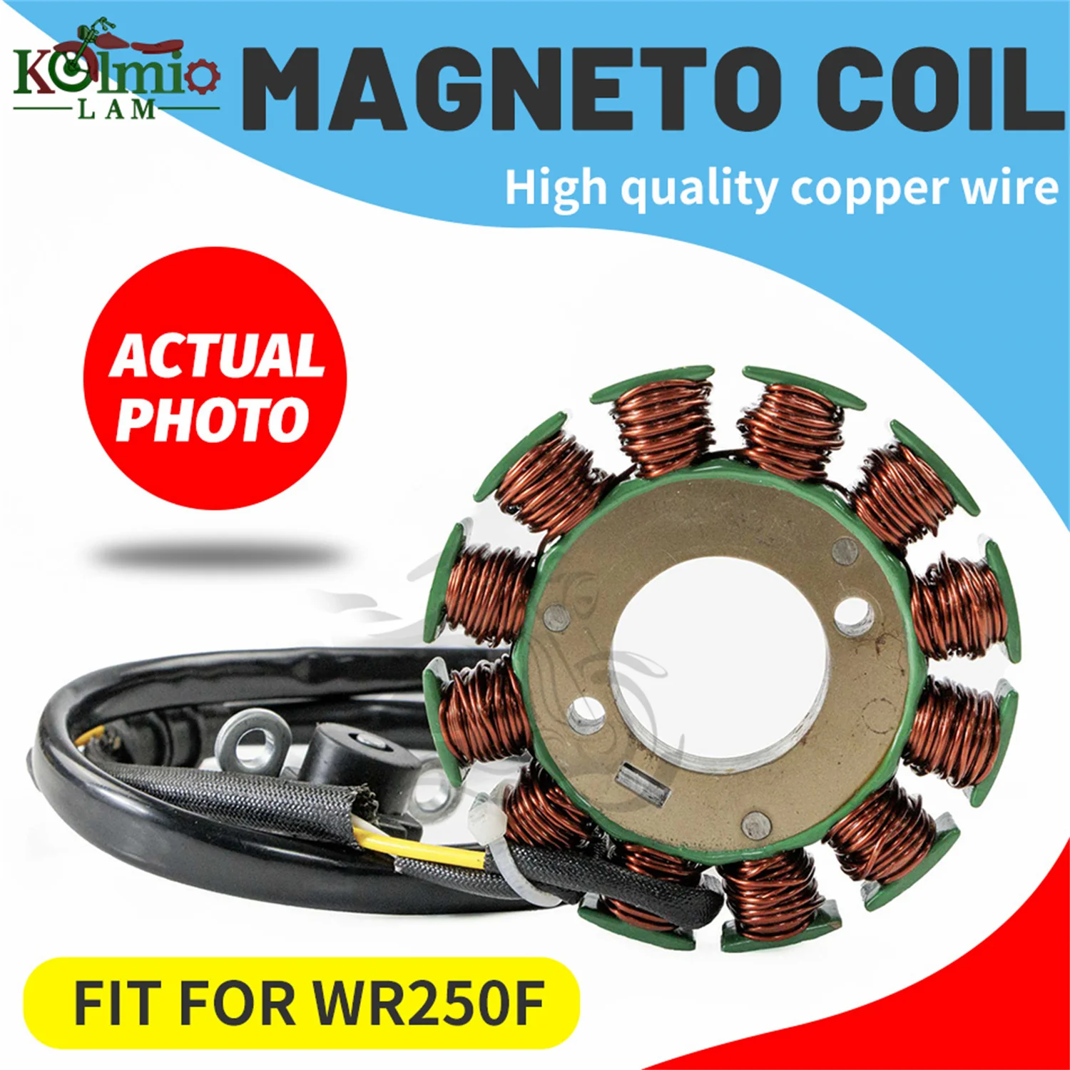 Подходит для мотоциклов Yamaha WR250F 2004 - 2009 / 2011-2014, катушка статора генератора магнита WR250 F 2012 2013 2008 2007 2006 2005
Подходит для мотоциклов Yamaha WR250F 2004 - 2009 / 2011-2014, катушка статора генератора магнита WR250 F 2012 2013 2008 2007 2006 2005