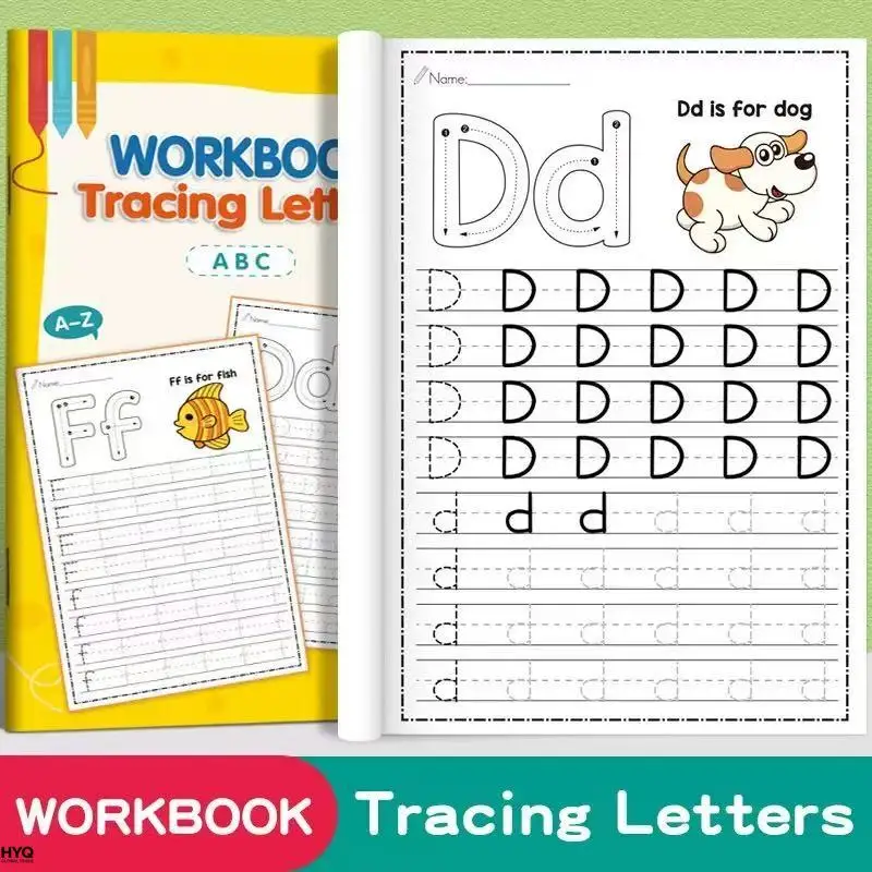 Children Calligraphy 26 Alphabet Tracing Workbook Educational Books Pen Control Training Handwriting Copybook for Kids
Children Calligraphy 26 Alphabet Tracing Workbook Educational Books Pen Control Training Handwriting Copybook for Kids
