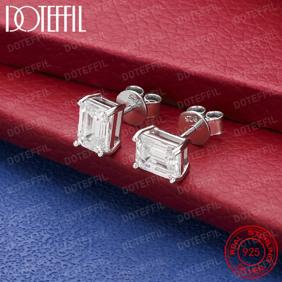 Серьги-квадраты из стерлингового серебра 925 пробы с муассанитом 2-4 карата D VVS1 с сертификатом GRA для женщин, изысканные украшения для свадьбы и вечеринок
Серьги-квадраты из стерлингового серебра 925 пробы с муассанитом 2-4 карата D VVS1 с сертификатом GRA для женщин, изысканные украшения для свадьбы и вечеринок