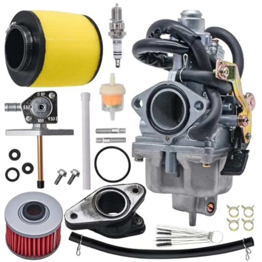 Recon 250 Carburetor Fit for Honda TRX 250 Recon250 TRX250TM TRX250TE ATV Carb with Air Filter and Fuel Petcock
Recon 250 Carburetor Fit for Honda TRX 250 Recon250 TRX250TM TRX250TE ATV Carb with Air Filter and Fuel Petcock