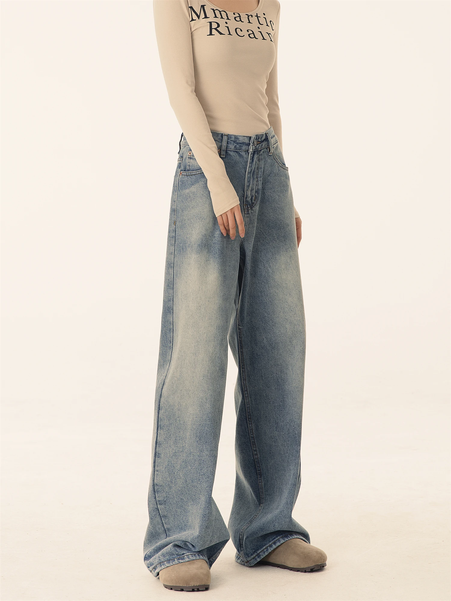 Легкие джинсовые джинсы Wa, свободные прямые тонкие летние женские джинсы, брюки Cleanfit, повседневные прямые леггинсы для женщин
Легкие джинсовые джинсы Wa, свободные прямые тонкие летние женские джинсы, брюки Cleanfit, повседневные прямые леггинсы для женщин