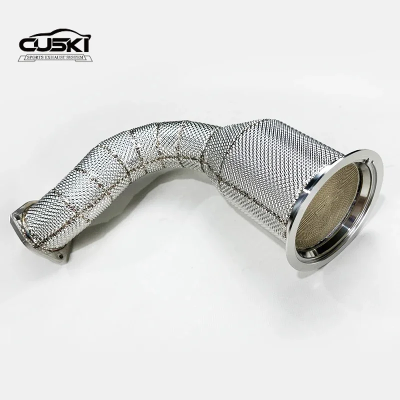 Suitable for Porsche Panamera 971 3.0T stainless steel insulated racing exhaust downspout high-performance exhaust components
Suitable for Porsche Panamera 971 3.0T stainless steel insulated racing exhaust downspout high-performance exhaust components