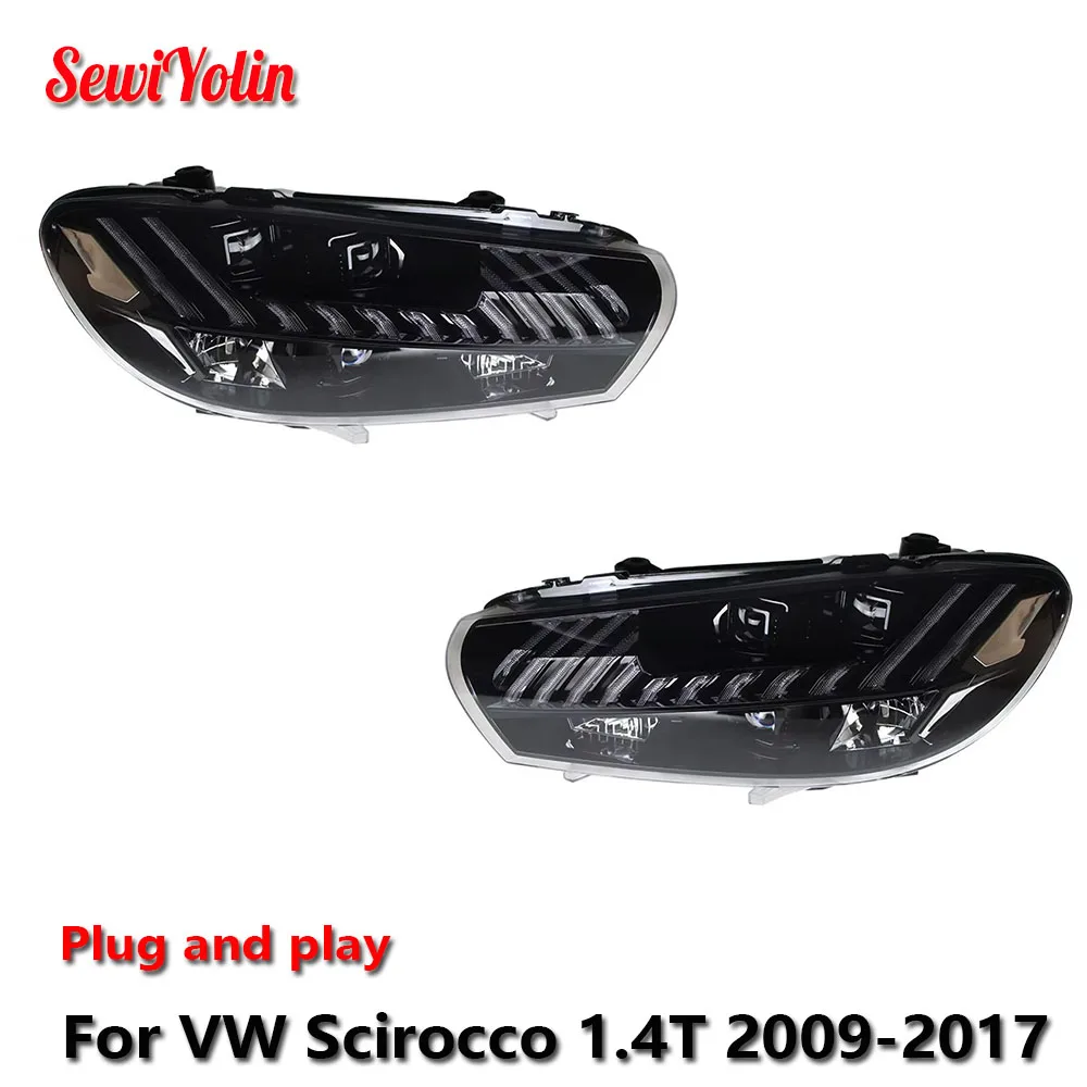 Car LED Headlight Light Assemblies For VW Scirocco 1.4T 2009-2017 Auto Fog DRL Brake Turn Signal Lamp Plug and Play
Car LED Headlight Light Assemblies For VW Scirocco 1.4T 2009-2017 Auto Fog DRL Brake Turn Signal Lamp Plug and Play