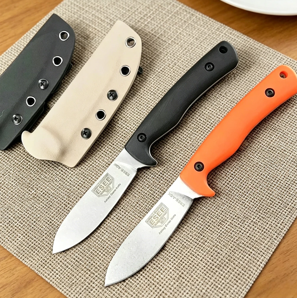 ESEE-AGK Fixed Blade Knife Stonewashed Blade G10 Handle EDC Outdoor Jungle Camping Hunting Survival Tools with Sheath
ESEE-AGK Fixed Blade Knife Stonewashed Blade G10 Handle EDC Outdoor Jungle Camping Hunting Survival Tools with Sheath
