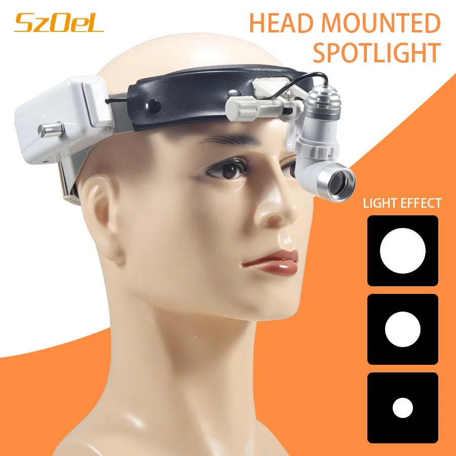 Dental Head Mounted Oral Lamp, Ultra Bright Spotlight, Comfortable Leather Cover, Adjustable Spot Size, Long Battery Life
Dental Head Mounted Oral Lamp, Ultra Bright Spotlight, Comfortable Leather Cover, Adjustable Spot Size, Long Battery Life