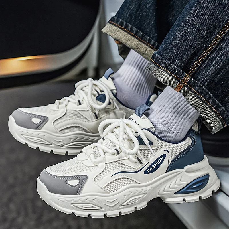 Men Wear Resistant Sports Sneakers Simple Plain Design Breathable Upper Non Slip Sole Daily Commute Outdoor Leisure Shoes
Men Wear Resistant Sports Sneakers Simple Plain Design Breathable Upper Non Slip Sole Daily Commute Outdoor Leisure Shoes