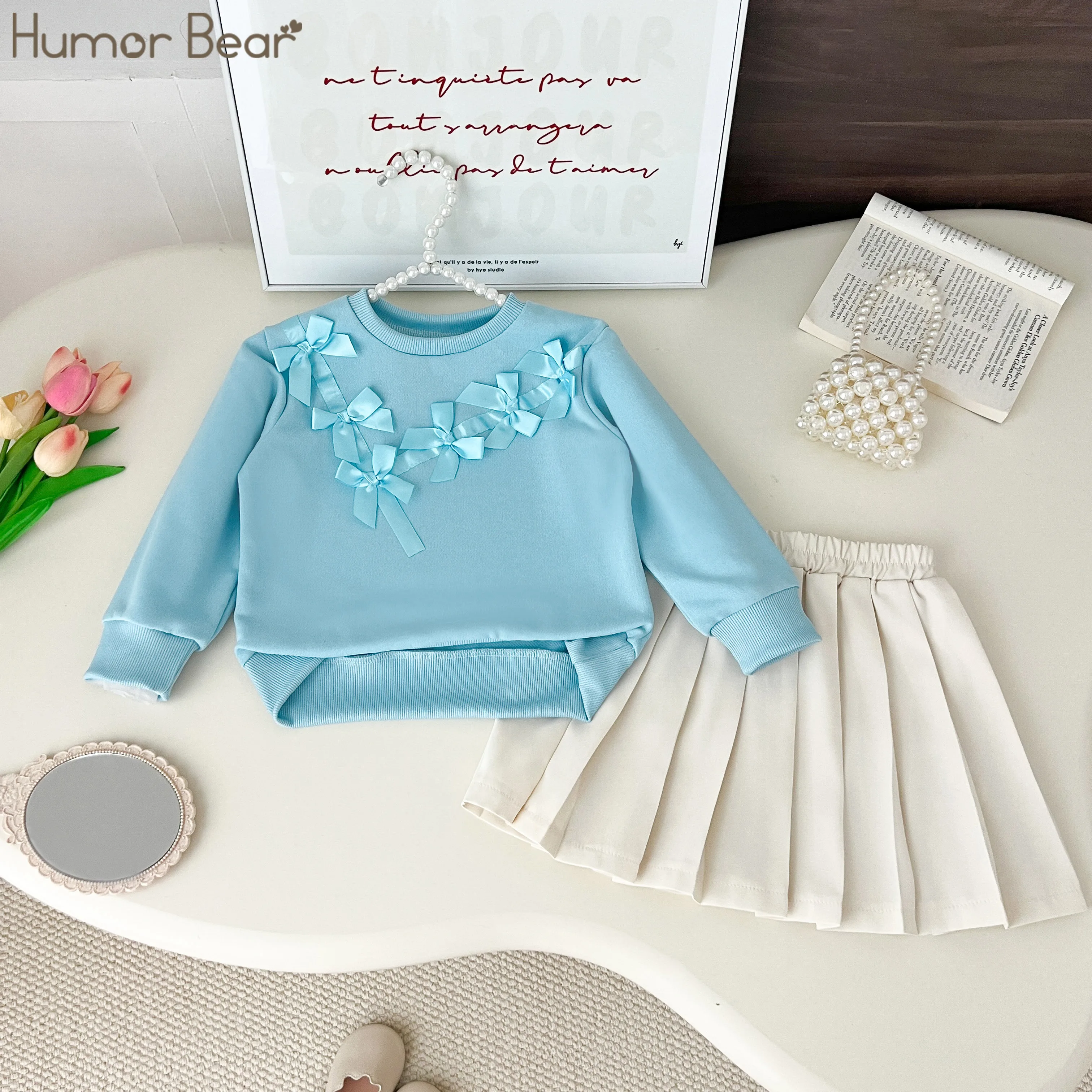 Humor Bear Girls Set Long Sleeved Hoodie Set Brogue Princess Set Pleated Skirt Vestidos Casual Outfit 3-7Y
Humor Bear Girls Set Long Sleeved Hoodie Set Brogue Princess Set Pleated Skirt Vestidos Casual Outfit 3-7Y