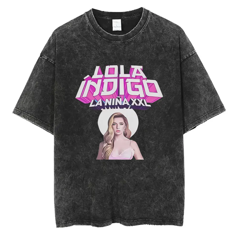 Singer Lola 2025 Tour Washed Vintage T-shirt Men Women Fashion Pop Music T Shirts Male High Quality Cotton Short Sleeve Tshirt
Singer Lola 2025 Tour Washed Vintage T-shirt Men Women Fashion Pop Music T Shirts Male High Quality Cotton Short Sleeve Tshirt