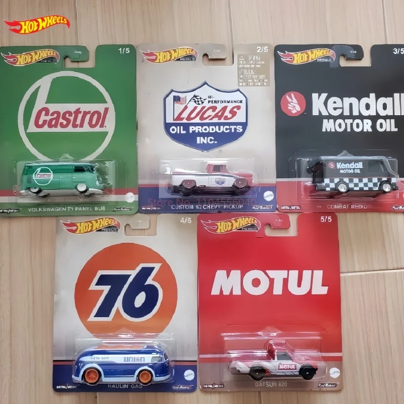 Hot Wheels Premium Diecast Alloy Car Model Set Castrol Volkswagen T1 Datsun 620 Lucas 76 Motul Motor Oil Collectible Kids Gifts
Hot Wheels Premium Diecast Alloy Car Model Set Castrol Volkswagen T1 Datsun 620 Lucas 76 Motul Motor Oil Collectible Kids Gifts