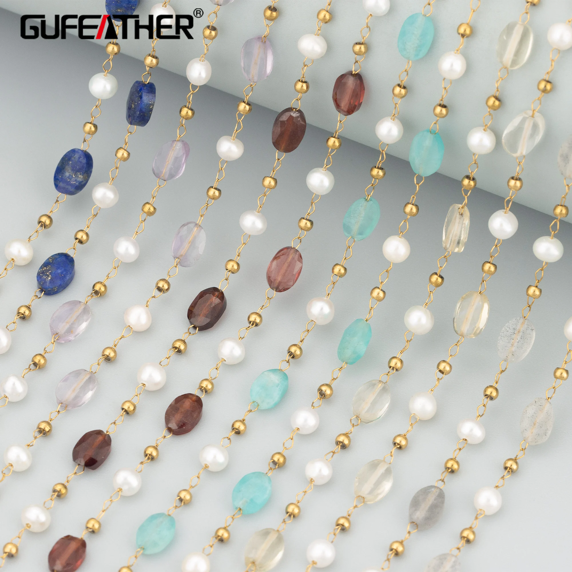 GUFEATHER, 50 см/лот, C463, цепочка, нержавеющая сталь, натуральный камень, ручная работа, фурнитура для изготовления украшений, комплектующие для браслетов и ожерелий своими руками.
GUFEATHER, 50 см/лот, C463, цепочка, нержавеющая сталь, натуральный камень, ручная работа, фурнитура для изготовления украшений, комплектующие для браслетов и ожерелий своими руками.