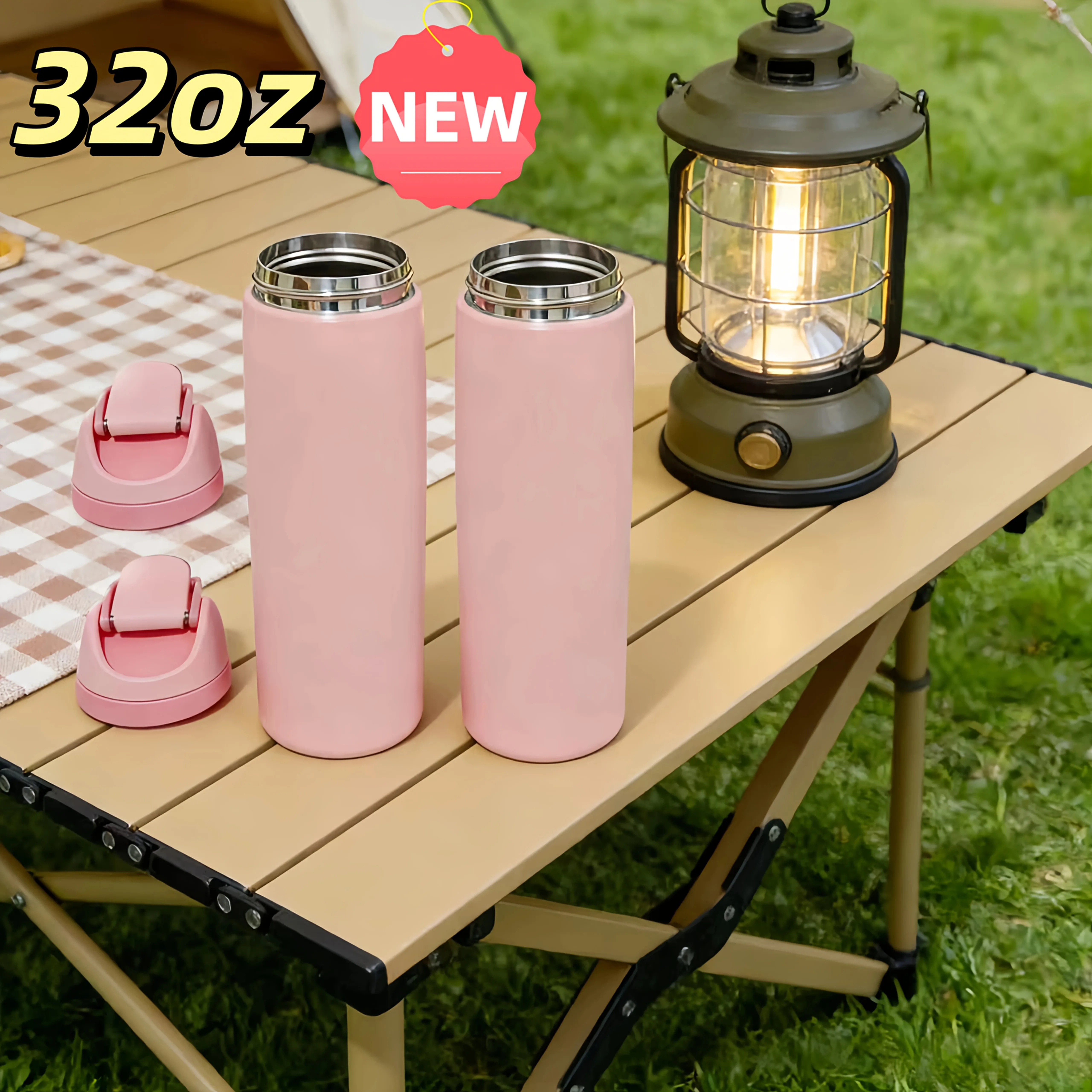 Two 32-Ounce Stainless Steel Insulated Mugs That Keep Drinks Hot for 12 Hours And Cold for 24 Hours, Perfect for Various Occasions Like Camping, Work, And Home. an Excellent Gift Option for Holidays And Birthdays
Two 32-Ounce Stainless Steel Insulated Mugs That Keep Drinks Hot for 12 Hours And Cold for 24 Hours, Perfect for Various Occasions Like Camping, Work, And Home. an Excellent Gift Option for Holidays And Birthdays