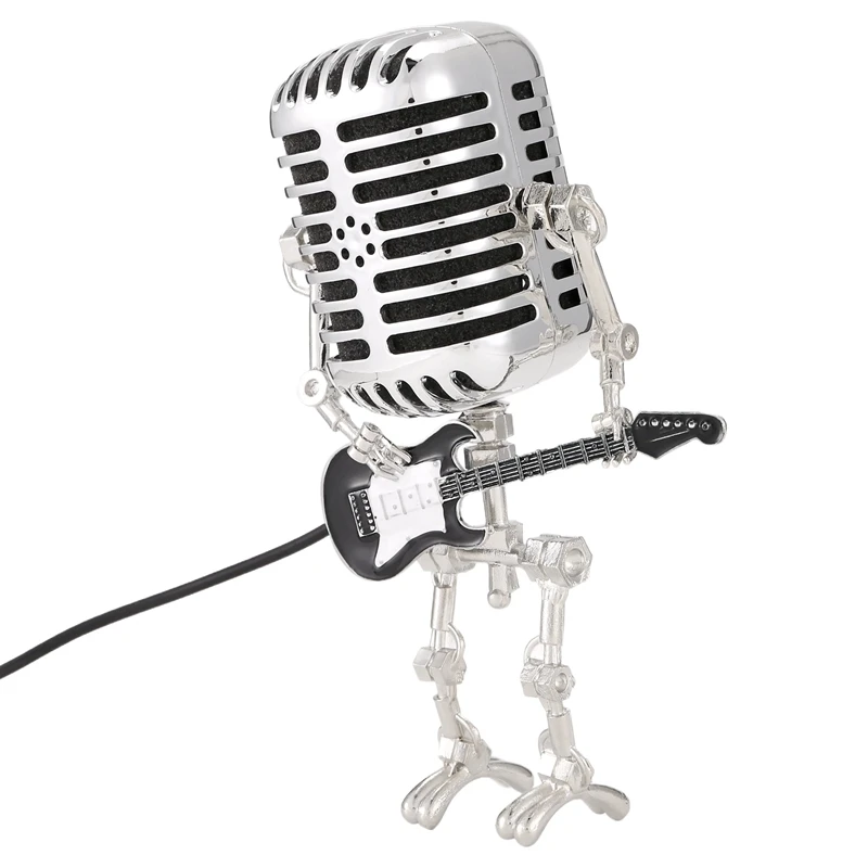 A19F-Mic Robot,Retro Style Microphone Robot Table Lamp,Holding Guitare Night Light,Vintage Microphone Robot Desk Lamp
A19F-Mic Robot,Retro Style Microphone Robot Table Lamp,Holding Guitare Night Light,Vintage Microphone Robot Desk Lamp