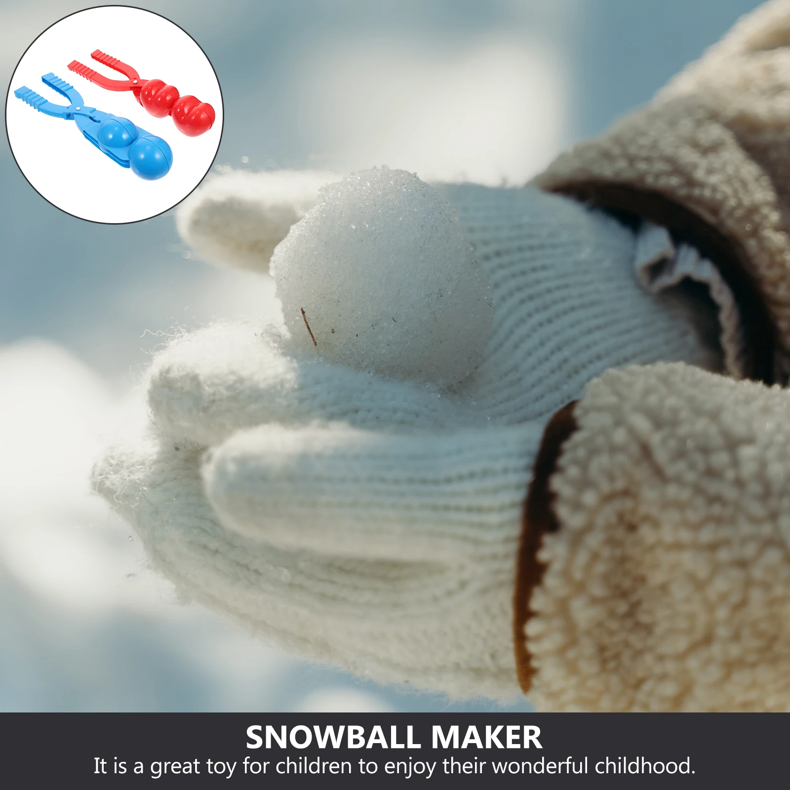 2pcs Maker Kids Winter Snow Plaything Outdoor Clip Durable Plastic Clamp Snow Field Interactive Tool Fight Holder Play
2pcs Maker Kids Winter Snow Plaything Outdoor Clip Durable Plastic Clamp Snow Field Interactive Tool Fight Holder Play