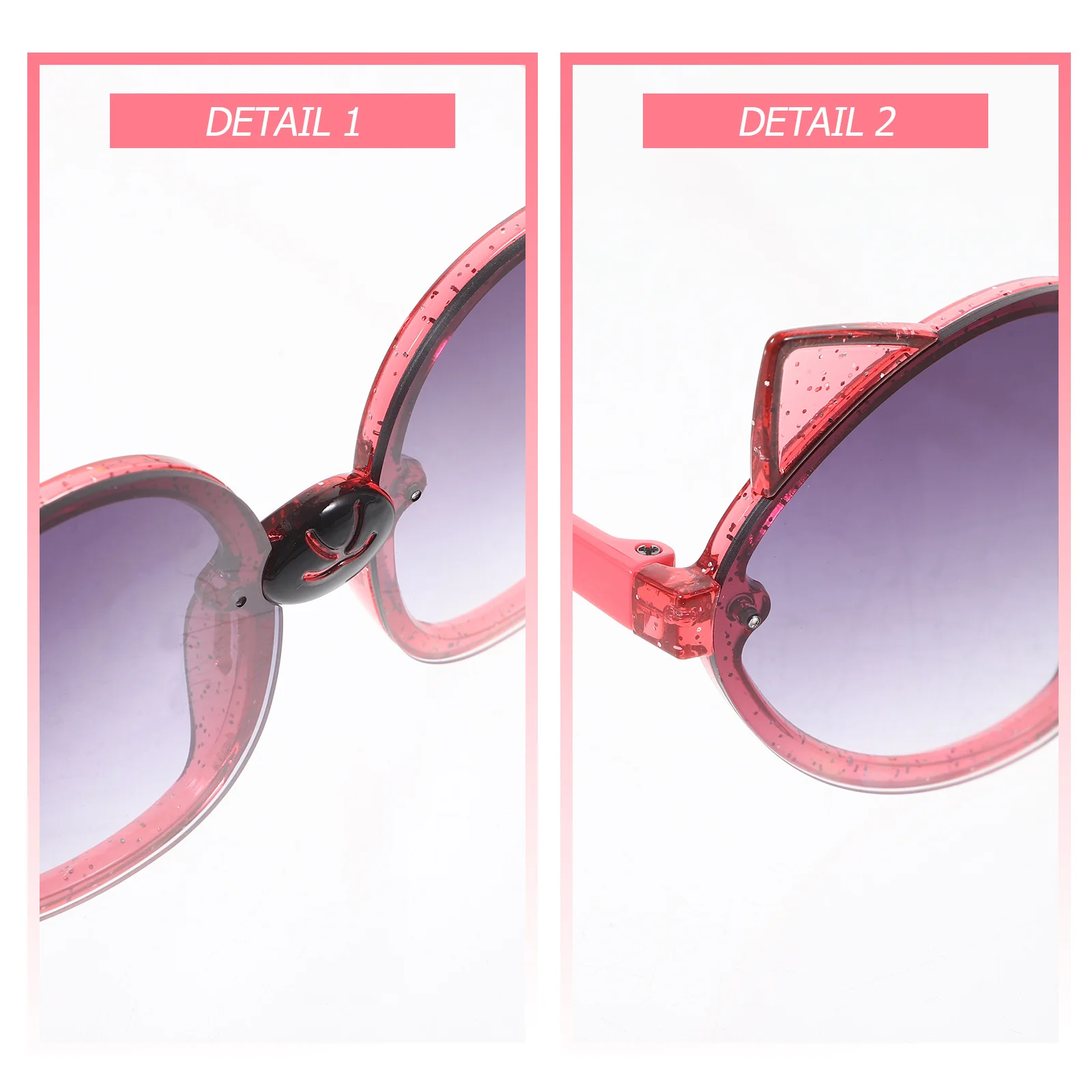 1Pair Toddler Sunglasses Fox Style Eye Catching Colors Shatterproof Build Perfect for Summer Vacations Travel Party
1Pair Toddler Sunglasses Fox Style Eye Catching Colors Shatterproof Build Perfect for Summer Vacations Travel Party