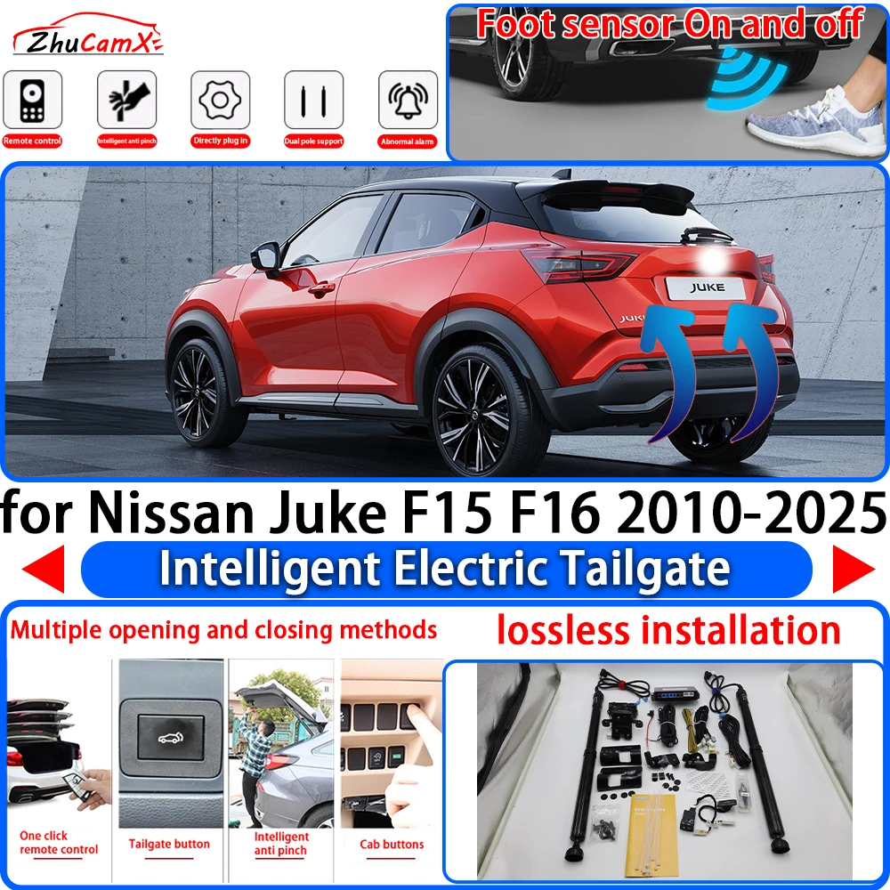 ZhuCamX for Nissan Juke F15 F16 2010-2025 Power Liftgate Trunk Electric Suction Tailgate Intelligent Tail Gate Lift Strut System
ZhuCamX for Nissan Juke F15 F16 2010-2025 Power Liftgate Trunk Electric Suction Tailgate Intelligent Tail Gate Lift Strut System