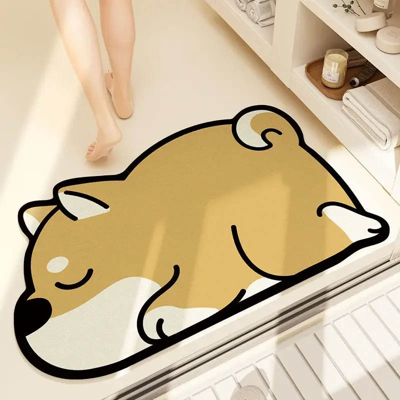 Shiba Inu Non-Slip Mud Pads Cute Diatom Super Absorbent Bathroom Mat Quick-Dry Bath Mat Floor Mat carpet Home Bedroom Decor
Shiba Inu Non-Slip Mud Pads Cute Diatom Super Absorbent Bathroom Mat Quick-Dry Bath Mat Floor Mat carpet Home Bedroom Decor