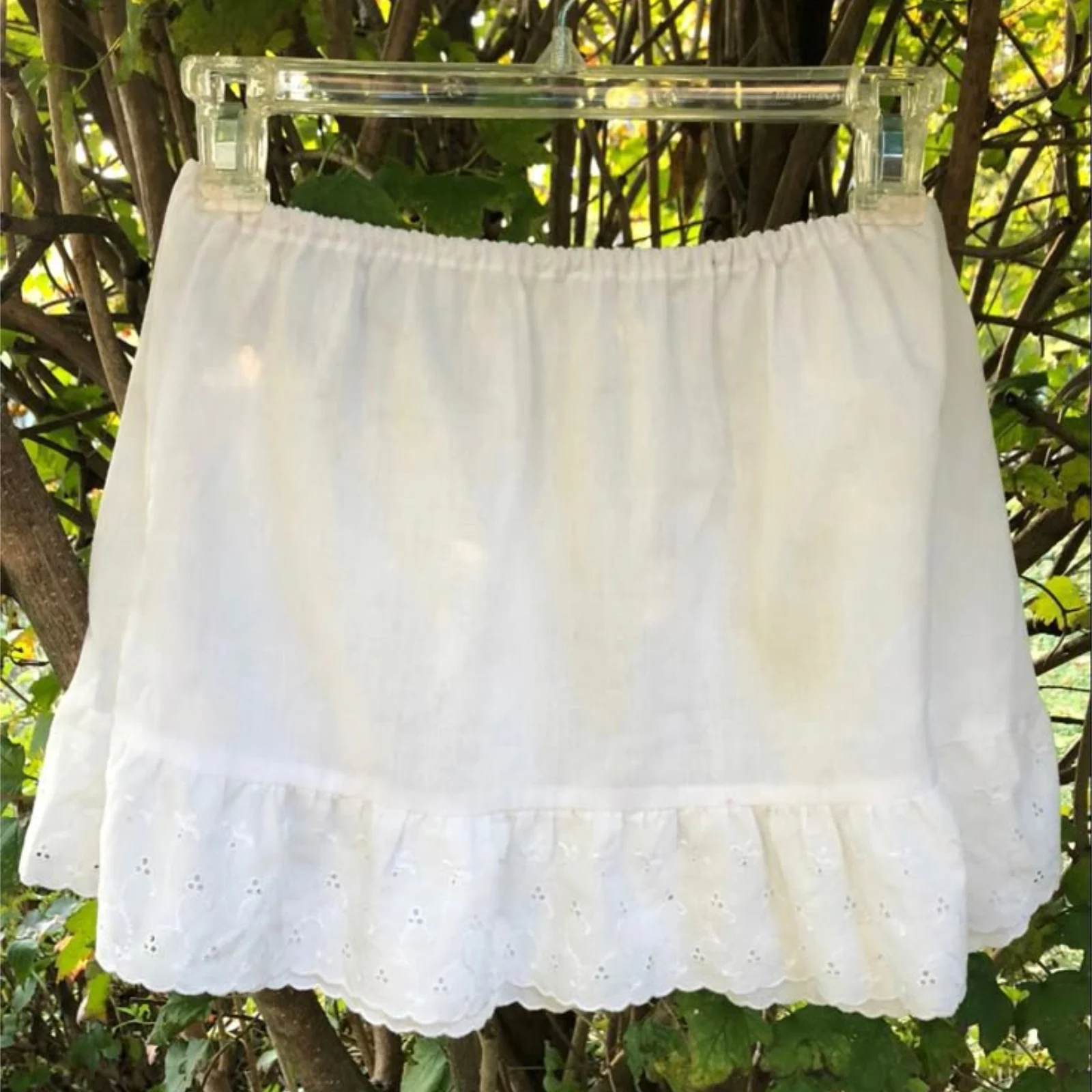 hirigin Women Y2k Lace Trim Mini Skirt Floral Eyelet Embroidery Half Slip Underskirts Cute Low Rise Summer Skater Skirt
hirigin Women Y2k Lace Trim Mini Skirt Floral Eyelet Embroidery Half Slip Underskirts Cute Low Rise Summer Skater Skirt