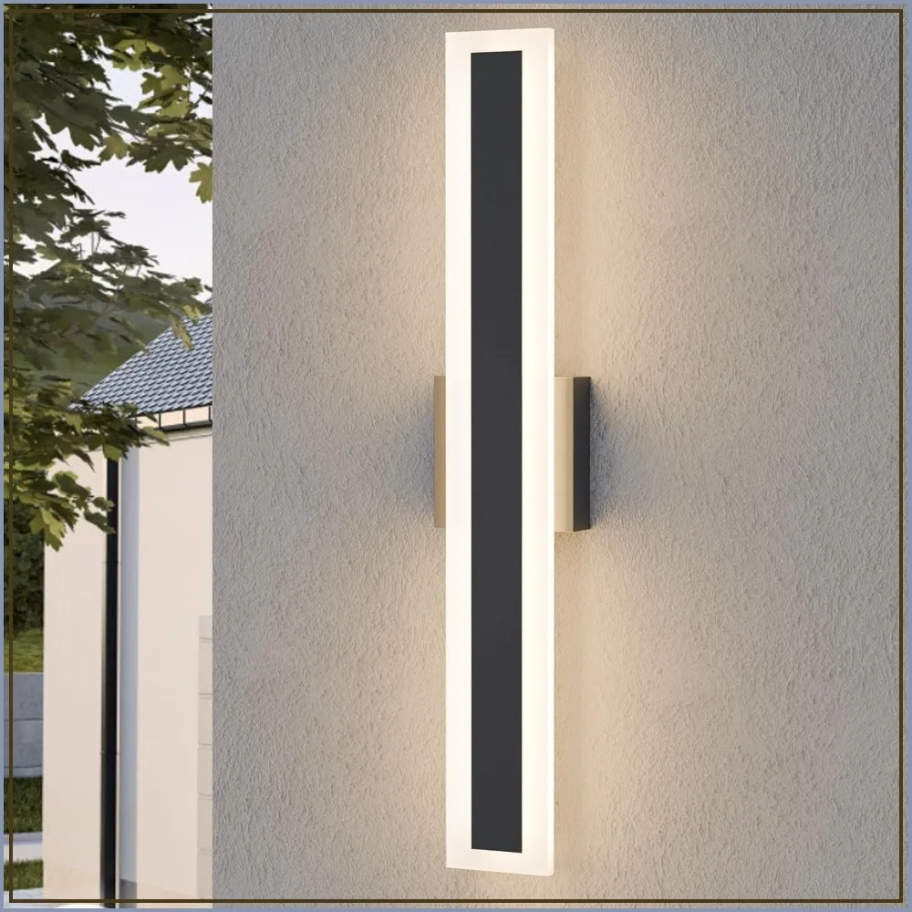 23.6 Inch Long Outdoor Wall Light, 3000K 19W 950LM LED Linear Sconce, Waterproof for Porch Patio Garage
23.6 Inch Long Outdoor Wall Light, 3000K 19W 950LM LED Linear Sconce, Waterproof for Porch Patio Garage