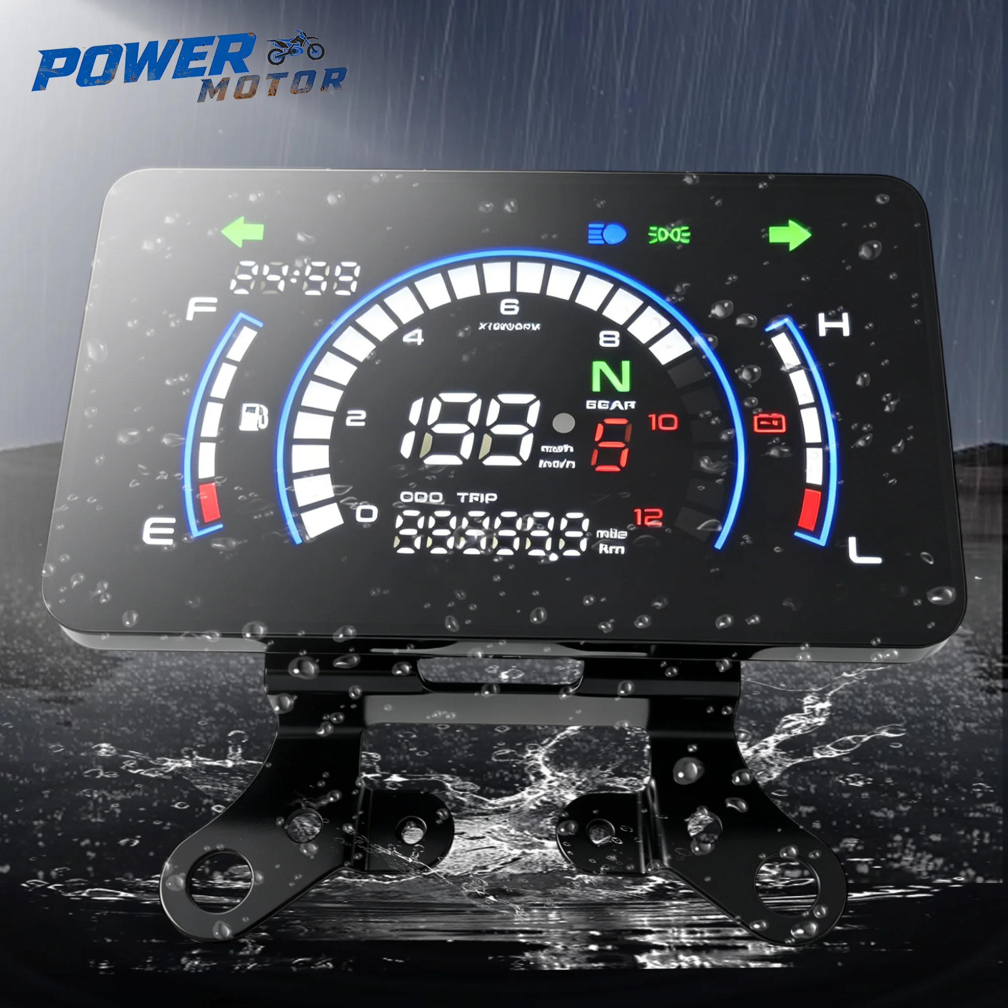 Motorcycle Digital Speedometer With Bracket Tachometer Voltage Mileage Universal Indicator Accessories Motobike Dashboard
Motorcycle Digital Speedometer With Bracket Tachometer Voltage Mileage Universal Indicator Accessories Motobike Dashboard