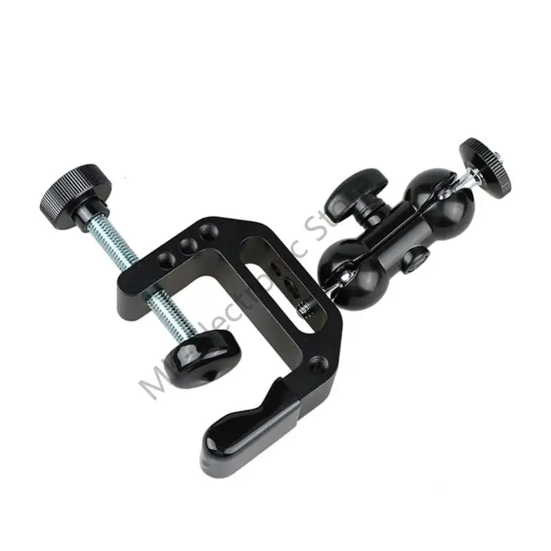 R2LF C Clamp 360 Degree Rotatable Mini Ball Head Mount Support With 1/4-20 Thread
R2LF C Clamp 360 Degree Rotatable Mini Ball Head Mount Support With 1/4-20 Thread