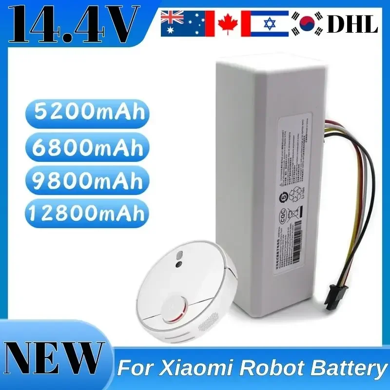 Для Xiaomi Mijia 1C STYTJ01ZHM робот-пылесос, аксессуары, детали, оригинальный аккумулятор P1904-4S1P-MM, 12800 мАч
Для Xiaomi Mijia 1C STYTJ01ZHM робот-пылесос, аксессуары, детали, оригинальный аккумулятор P1904-4S1P-MM, 12800 мАч