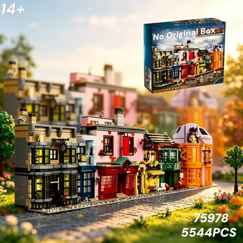 5544PCS Diagon Alley Street View Building Blocks 75978 Assembly Model Collectible Decor Toys Birthday Festival Gifts For Adults
5544PCS Diagon Alley Street View Building Blocks 75978 Assembly Model Collectible Decor Toys Birthday Festival Gifts For Adults