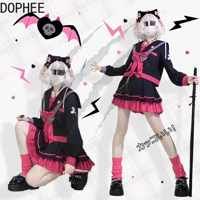 Оригинальный японский костюм моряка в консервативном стиле с длинным рукавом и милым бантом, короткие кардиганы, пальто, тонкие плиссированные мини-юбки JK с высокой талией
Оригинальный японский костюм моряка в консервативном стиле с длинным рукавом и милым бантом, короткие кардиганы, пальто, тонкие плиссированные мини-юбки JK с высокой талией