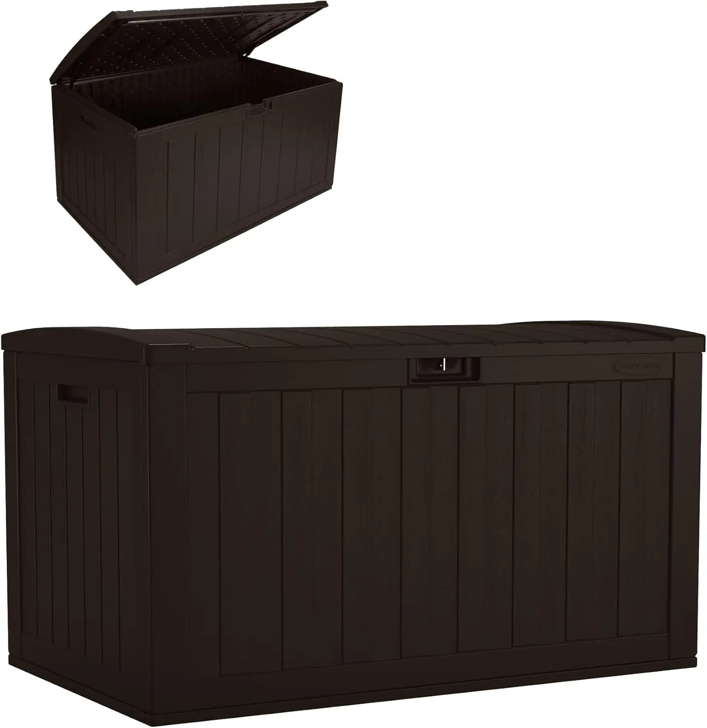 Extra-Large Outdoor Patio Deck Box with Pad-Lockable Lid, 134-Gal Resin Storage for Cushions, Garden Tools, and More, Java
Extra-Large Outdoor Patio Deck Box with Pad-Lockable Lid, 134-Gal Resin Storage for Cushions, Garden Tools, and More, Java