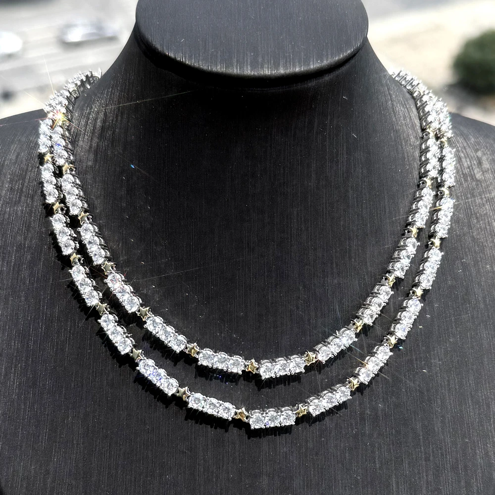 2025 New Micro Paved Cubic Zirconia Silver Color New Tennis Necklaces for Women Party Fashion Jewelry
2025 New Micro Paved Cubic Zirconia Silver Color New Tennis Necklaces for Women Party Fashion Jewelry