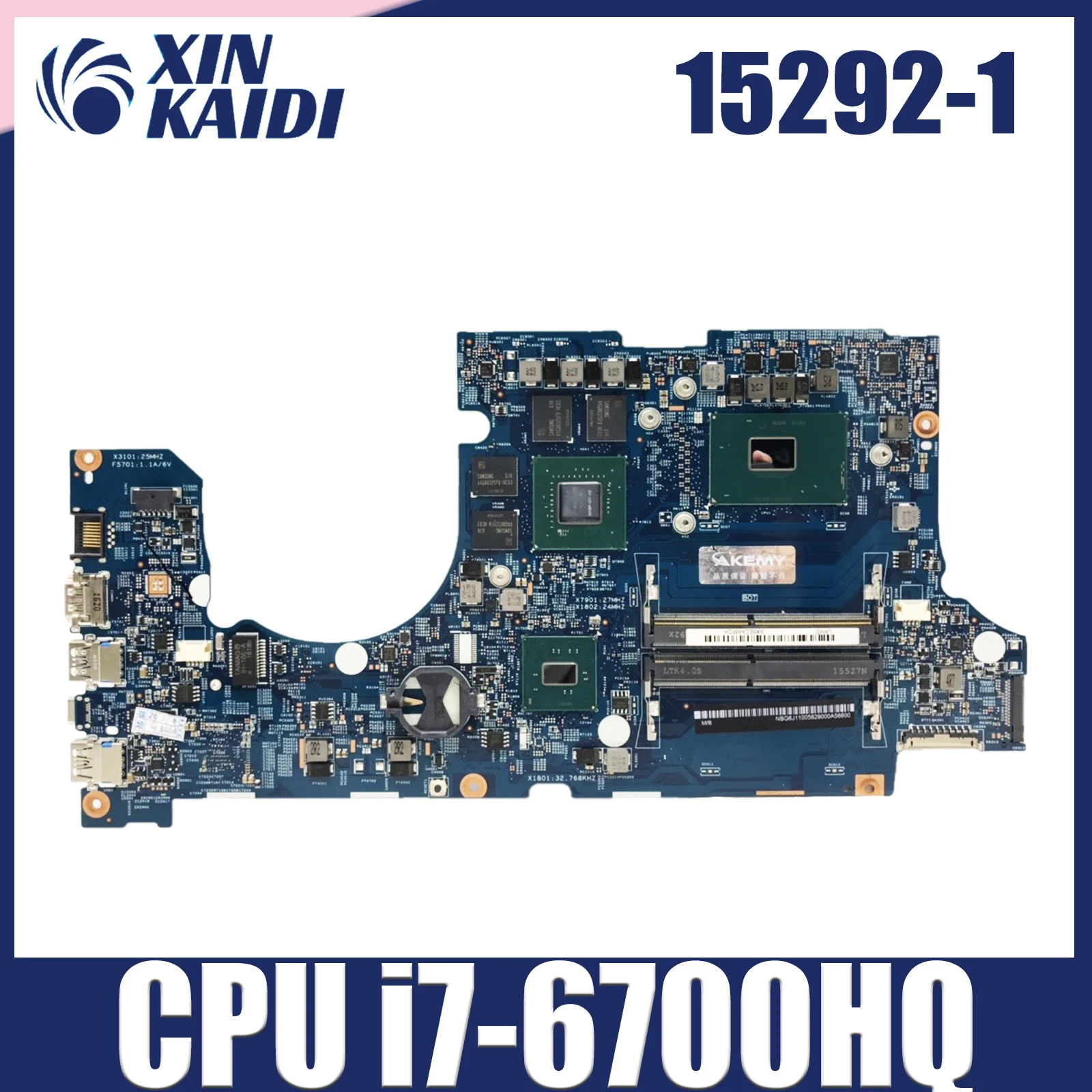 Материнская плата для ноутбука ACER Aspire VN7-592 материнская плата для ноутбука 15292-1 i7-6700HQ GTX960M DDR4
Материнская плата для ноутбука ACER Aspire VN7-592 материнская плата для ноутбука 15292-1 i7-6700HQ GTX960M DDR4
