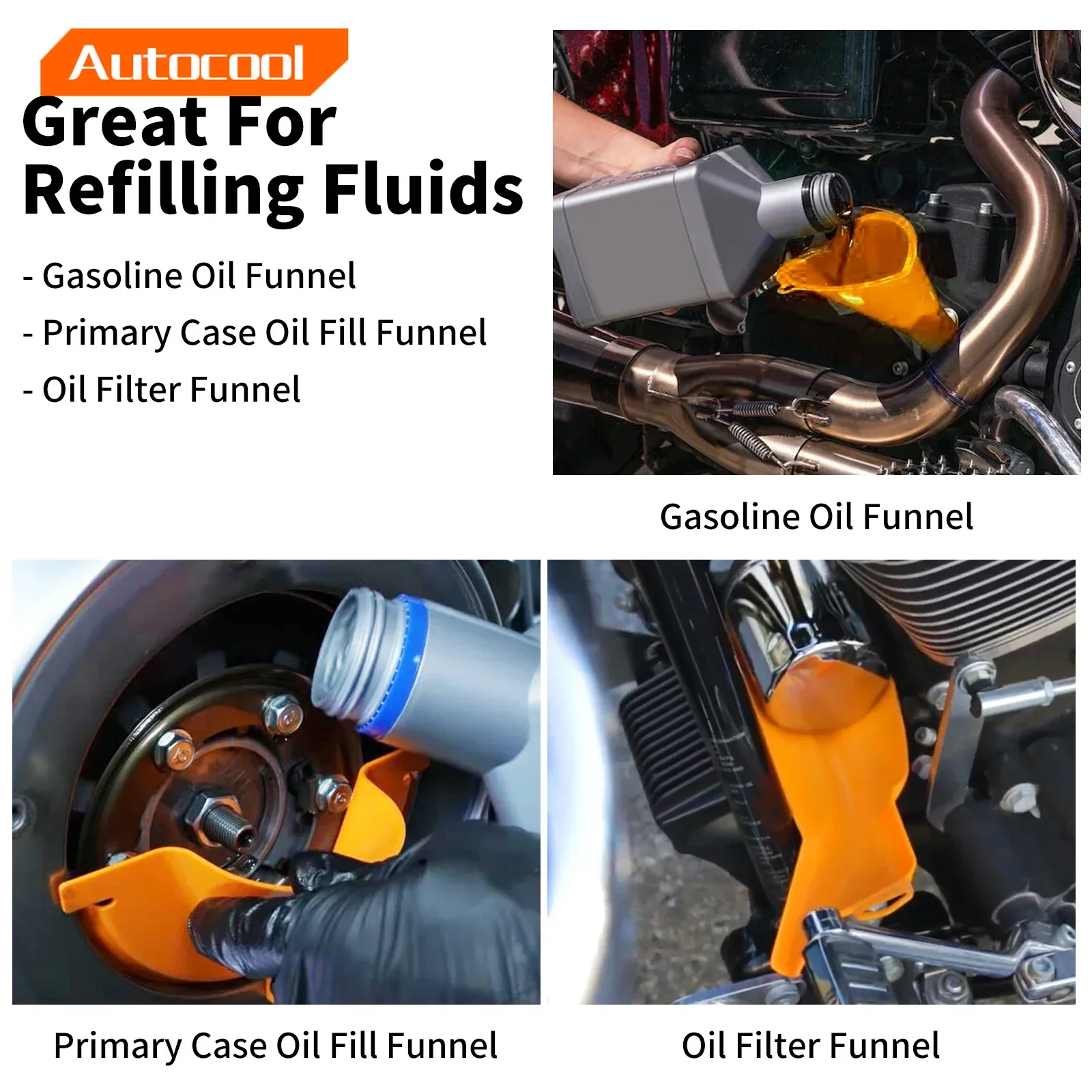 3PCS Motorcycle Crankcase Fill Funnel+Primary Case Oil Fill Funnel+Oil Filter Funnel For Harley Touring Sportster Dyna Softail
3PCS Motorcycle Crankcase Fill Funnel+Primary Case Oil Fill Funnel+Oil Filter Funnel For Harley Touring Sportster Dyna Softail
