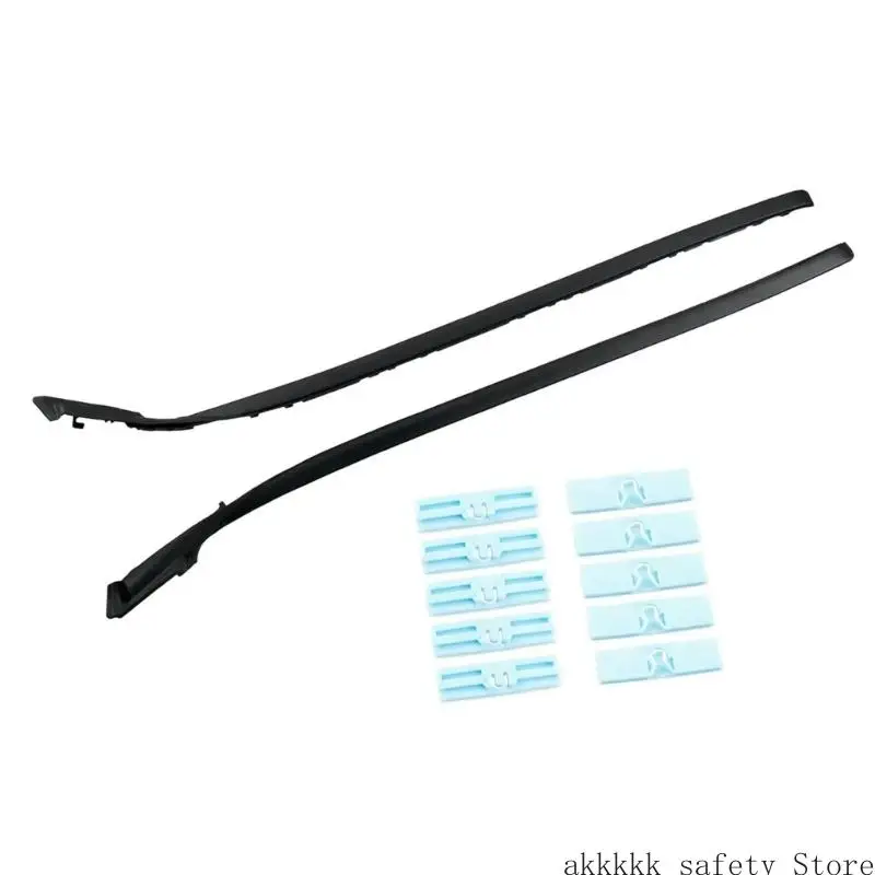 Set Of 2 Front Windshield Side Gaskets Moldings For Cars 75551-53020 75552-53020
Set Of 2 Front Windshield Side Gaskets Moldings For Cars 75551-53020 75552-53020