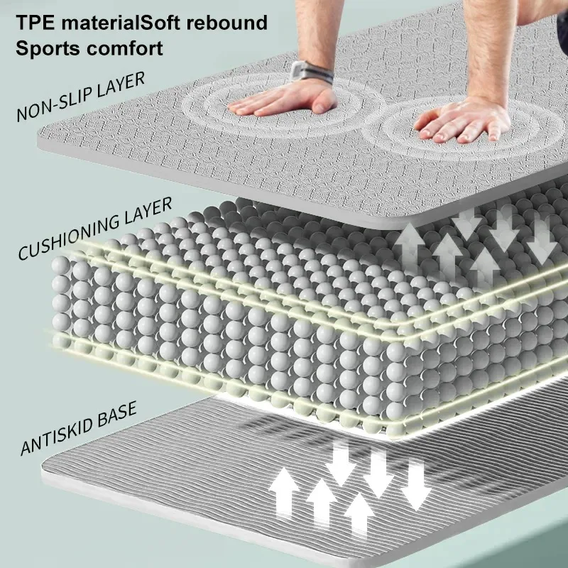 Коврик для йоги высокой плотности 190 см, противоразрывной коврик для упражнений, очень длинный и широкий нескользящий коврик для тренировок с ремешком для переноски для занятий спортом и фитнесом
Коврик для йоги высокой плотности 190 см, противоразрывной коврик для упражнений, очень длинный и широкий нескользящий коврик для тренировок с ремешком для переноски для занятий спортом и фитнесом