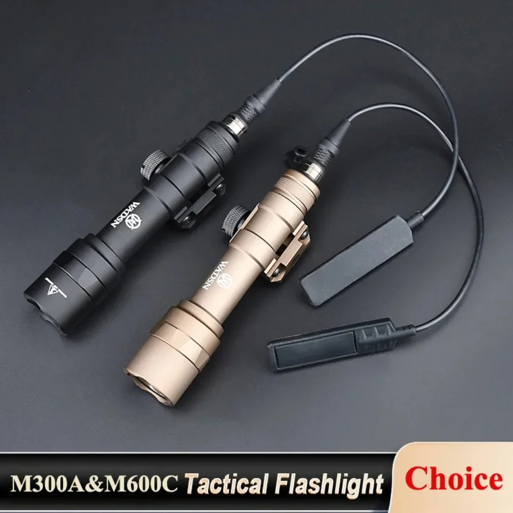 SF M300A/M600C Tactical Weapon Gun Light Fit 20mm Rail Outdoor Hunting Scout Rifle LED Flashlight Airsoft Scout Accessories
SF M300A/M600C Tactical Weapon Gun Light Fit 20mm Rail Outdoor Hunting Scout Rifle LED Flashlight Airsoft Scout Accessories
