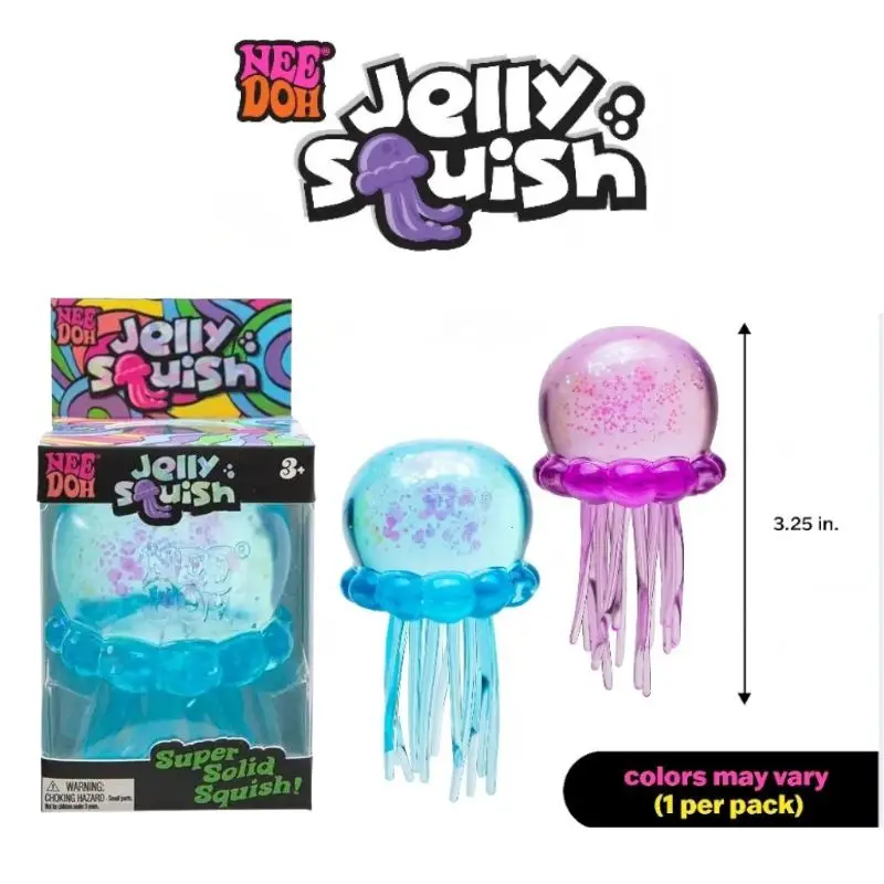 Needoh Fuzz Ball Jellyfish Squishy Blind Box Random Color Soft Stress Relief Toy Cute Relaxing Squeeze Sensory & Toy fidget toys
Needoh Fuzz Ball Jellyfish Squishy Blind Box Random Color Soft Stress Relief Toy Cute Relaxing Squeeze Sensory & Toy fidget toys