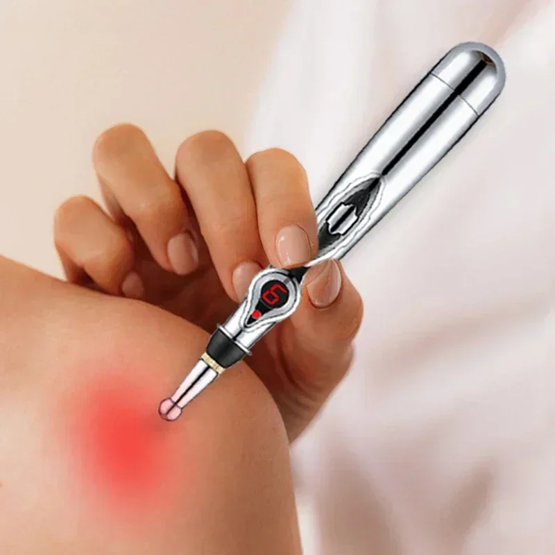 Electric Massage Pen Adjustable For Body Back Hand Massage Press And Relax Muscles, Battery Powered Silver
Electric Massage Pen Adjustable For Body Back Hand Massage Press And Relax Muscles, Battery Powered Silver