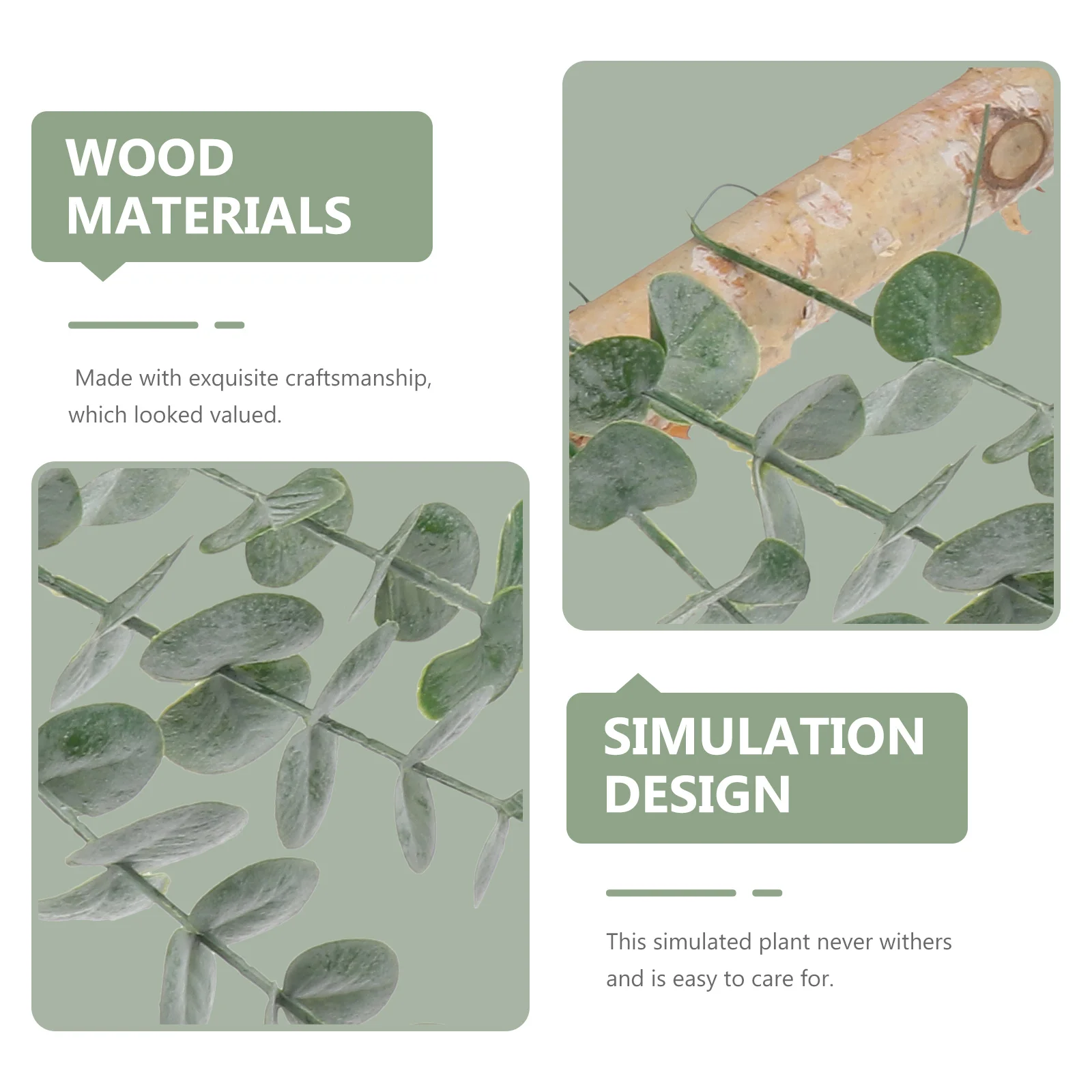 Eucalyptus Ornaments Wedding Decor Wall Hanging Adornment Artificial Leaves Simulated Plant Pendant Nursery
Eucalyptus Ornaments Wedding Decor Wall Hanging Adornment Artificial Leaves Simulated Plant Pendant Nursery
