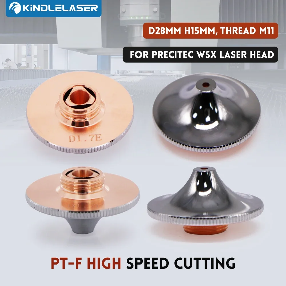 KINDLELASER Cutting Nozzle D28 H15 Double Chromed Layer Enhanced Version Nozzle Type C for Precitec WSX Laser Head
KINDLELASER Cutting Nozzle D28 H15 Double Chromed Layer Enhanced Version Nozzle Type C for Precitec WSX Laser Head