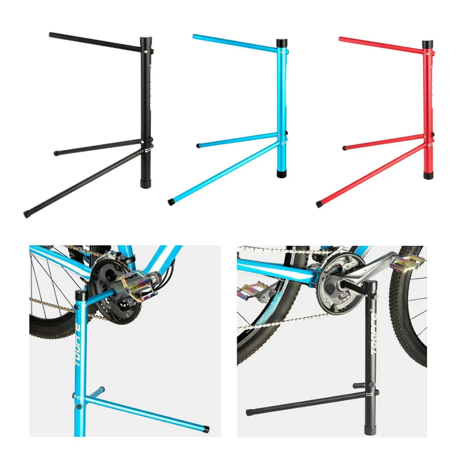 Parking Rack Aluminum Alloy Cycling Storage Organizer Bike Repair Stand Bike Holder for Garage Yard Home Indoor Outdoor
Parking Rack Aluminum Alloy Cycling Storage Organizer Bike Repair Stand Bike Holder for Garage Yard Home Indoor Outdoor