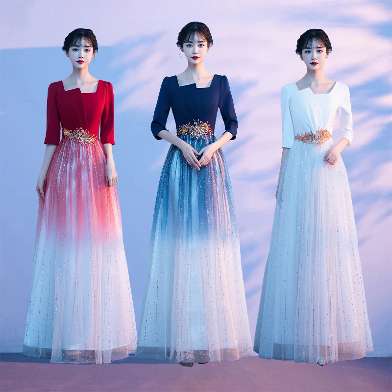 Длинное женское платье Ele для выступлений, концертов, для дирижера, для конкурсов, для ведущих, для студентов
Длинное женское платье Ele для выступлений, концертов, для дирижера, для конкурсов, для ведущих, для студентов