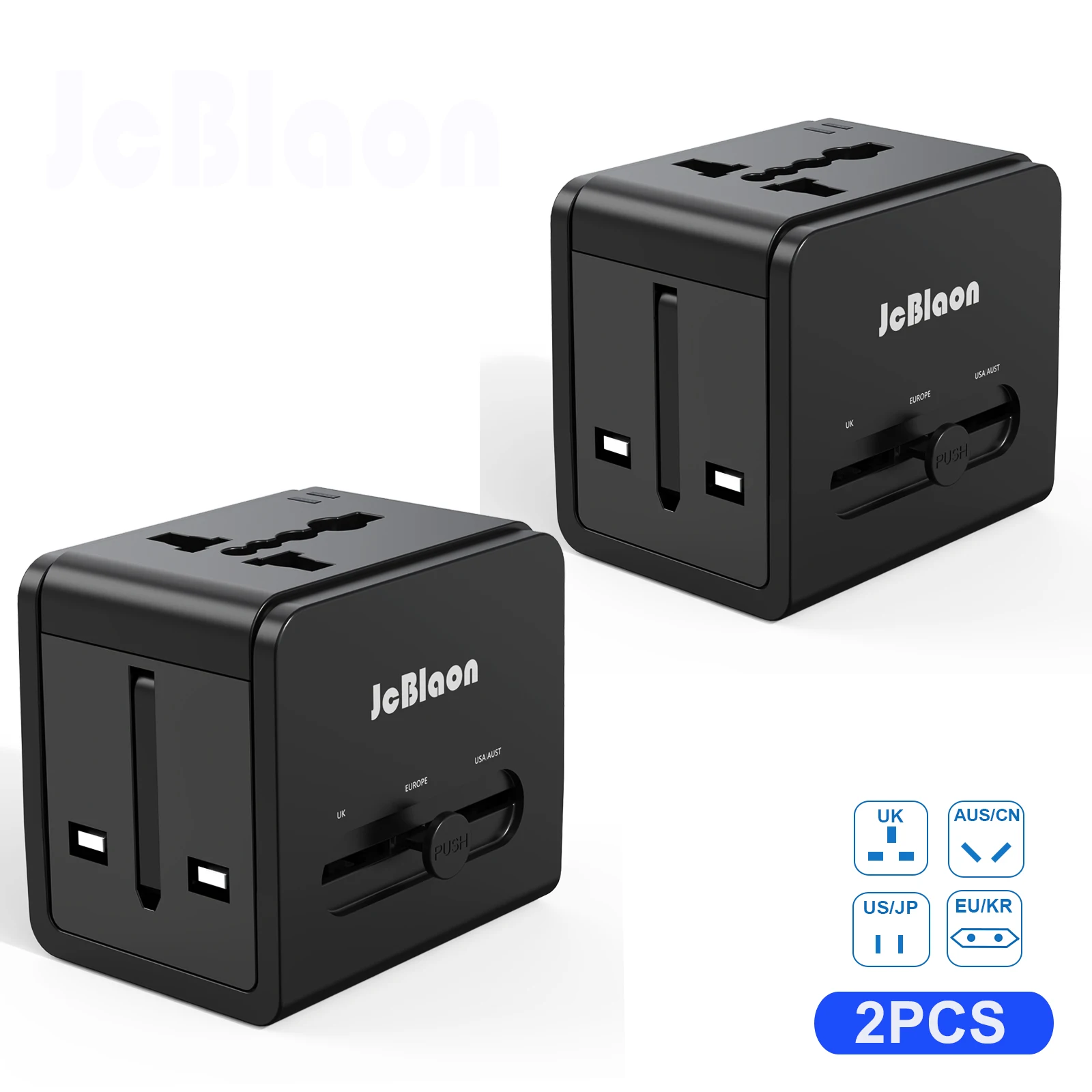 Global Universal Conversion Travel Plug USB Type-C Sockets EU UK US JP KR AUS CN Power Adapter Converter Fast Charging Protable
Global Universal Conversion Travel Plug USB Type-C Sockets EU UK US JP KR AUS CN Power Adapter Converter Fast Charging Protable