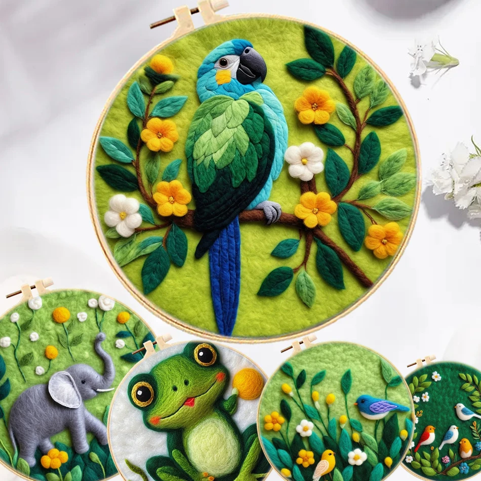 GATYZTORY Needle Felting Wool Painting Kit Adults Crafts Animal Needle Felt Kit For Beginners Handicraft Art Craft Supplies
GATYZTORY Needle Felting Wool Painting Kit Adults Crafts Animal Needle Felt Kit For Beginners Handicraft Art Craft Supplies