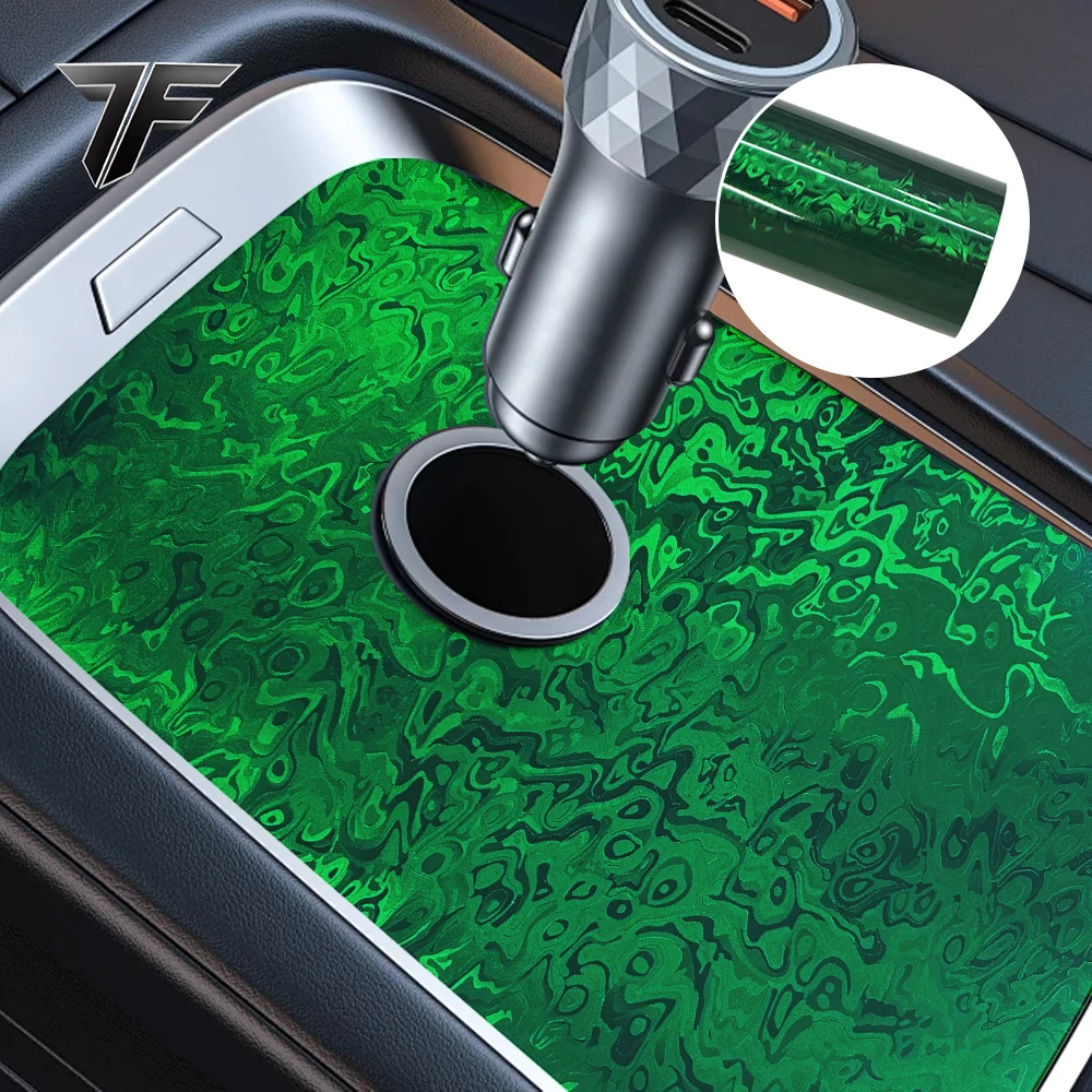 High Quality Green Flower Carbon Film Textured Color Vinyl Film for Car Interior and Body Design
High Quality Green Flower Carbon Film Textured Color Vinyl Film for Car Interior and Body Design