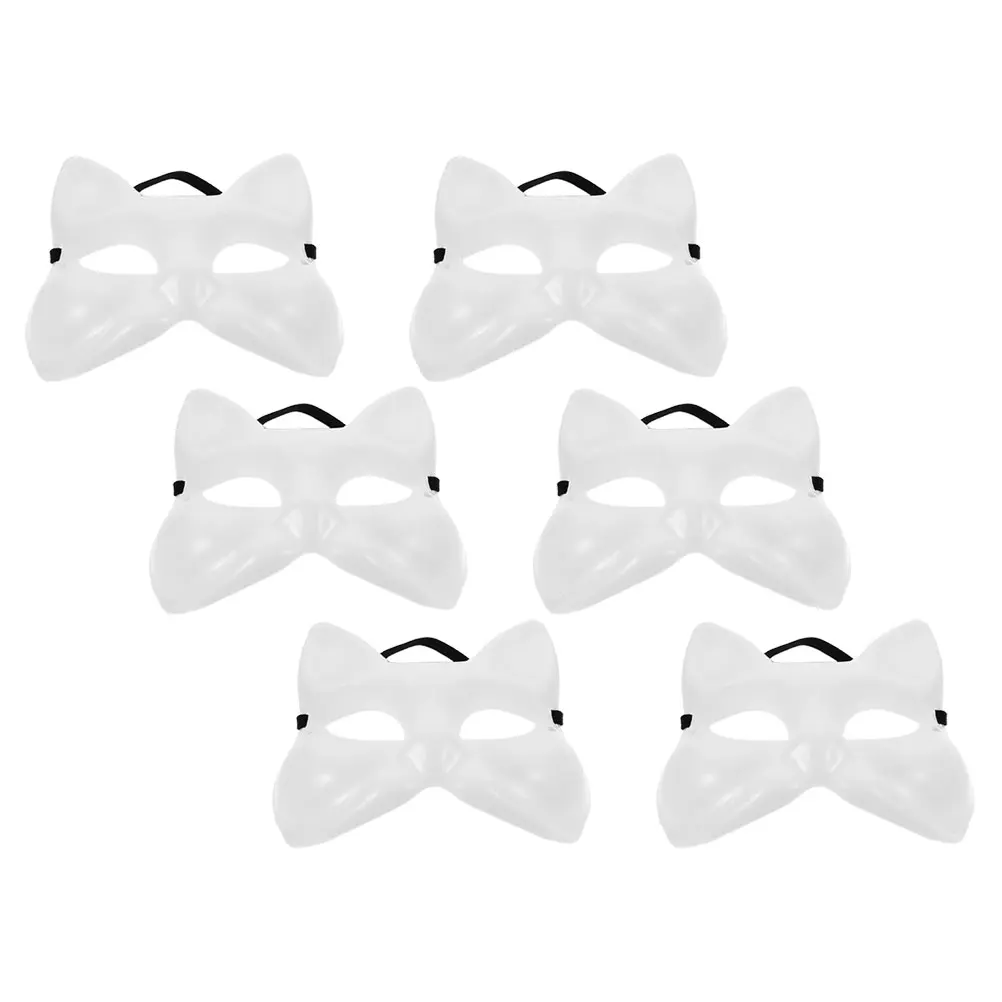 6pcs Fox Masks Cosplay Costume Half Face Animal Halloween Carnival Masquerade Mask for Women Party Accessory Festival Props
6pcs Fox Masks Cosplay Costume Half Face Animal Halloween Carnival Masquerade Mask for Women Party Accessory Festival Props