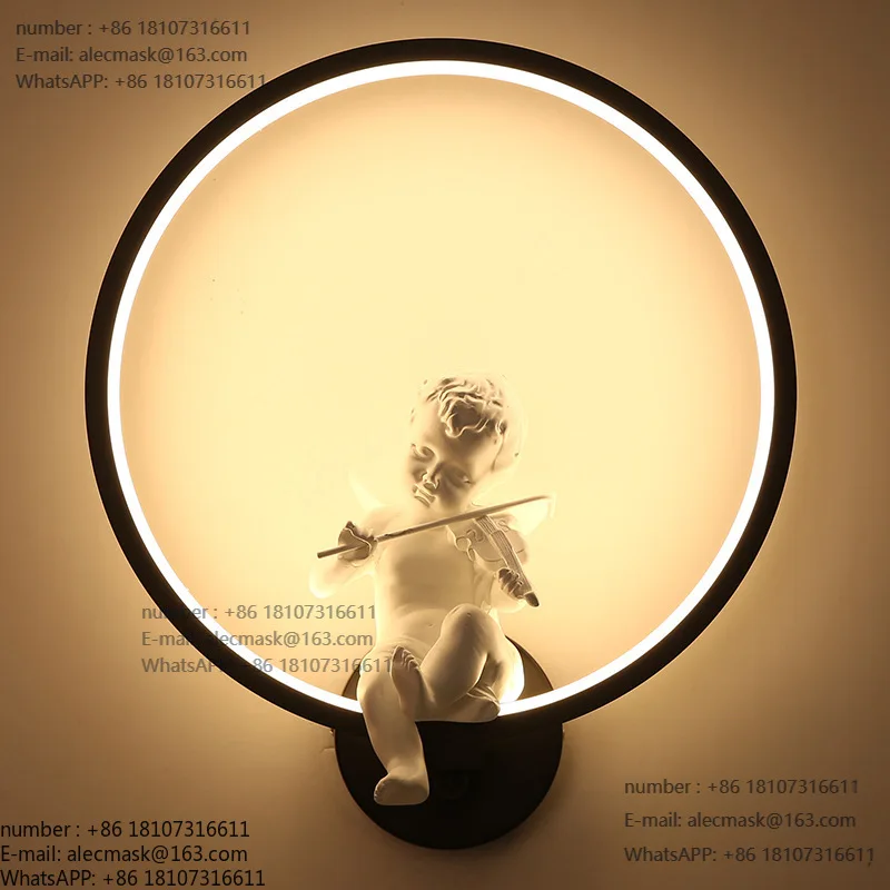 Creative Fancy Led Wall Lights Modern Art Round Angel Wall Lights Living Room Bedroom Lights
Creative Fancy Led Wall Lights Modern Art Round Angel Wall Lights Living Room Bedroom Lights