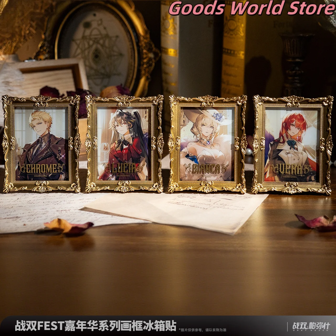 Lucia Bianca Vera Chrome FEST Carnival series picture frame refrigerator sticker Punishing Gray Raven Cosplay Costume Gift
Lucia Bianca Vera Chrome FEST Carnival series picture frame refrigerator sticker Punishing Gray Raven Cosplay Costume Gift