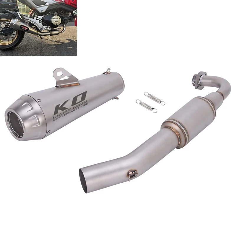 For Honda GROM125 125SF MSX125 SF 2013-2020 Exhaust System Header Link Pipe Slip On Muffler 304 Stainless Steel Escape Slip On
For Honda GROM125 125SF MSX125 SF 2013-2020 Exhaust System Header Link Pipe Slip On Muffler 304 Stainless Steel Escape Slip On