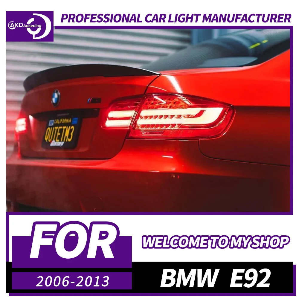 AKD Автомобильные аксессуары для BMW M3 E92 2006-2013 гг. Задний фонарь 330i 335i Автомобильные фонари Светодиодный задний стоп-сигнал DRL Тормозной сигнал заднего хода
AKD Автомобильные аксессуары для BMW M3 E92 2006-2013 гг. Задний фонарь 330i 335i Автомобильные фонари Светодиодный задний стоп-сигнал DRL Тормозной сигнал заднего хода
